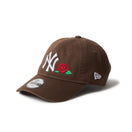 キッズ Youth 9TWENTY ローズ エンブロイダリー ニューヨーク･ヤンキース ウォルナット - 14671551-YTH | NEW ERA ニューエラ公式オンラインストア