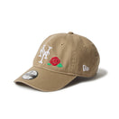 キッズ Youth 9TWENTY ローズ エンブロイダリー ニューヨーク･メッツ ブリティッシュカーキ - 14671552-YTH | NEW ERA ニューエラ公式オンラインストア