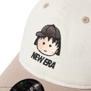 キッズ Youth 9TWENTY ちびまる子ちゃん まる子 アイボリー アッシュブラウンバイザー - 14693255 - YTH | NEW ERA ニューエラ公式オンラインストア