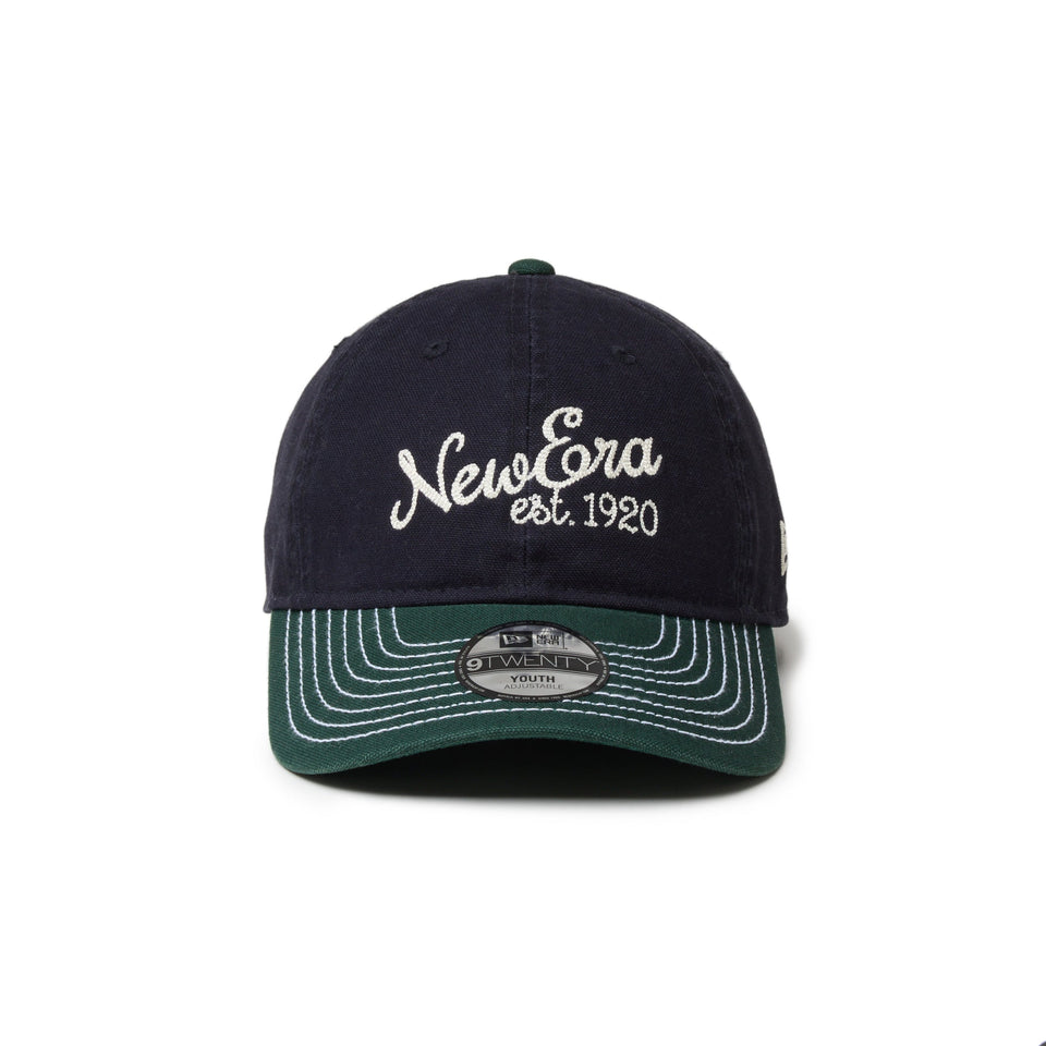 Youth 9TWENTY 2 - Tone Duck Canvas ネイビー ダークグリーンバイザー - 14325228 - YTH | NEW ERA ニューエラ公式オンラインストア