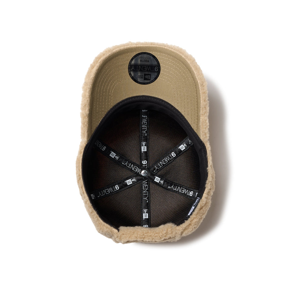 キッズ Youth 9TWENTY Boa Fleece ボアフリース ベーシック ベージュ - 14671654-YTH | NEW ERA ニューエラ公式オンラインストア