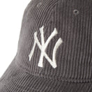キッズ Youth 9TWENTY Corduroy コーデュロイ ニューヨーク・ヤンキース グレー/グラファイト - 14671641 - YTH | NEW ERA ニューエラ公式オンラインストア