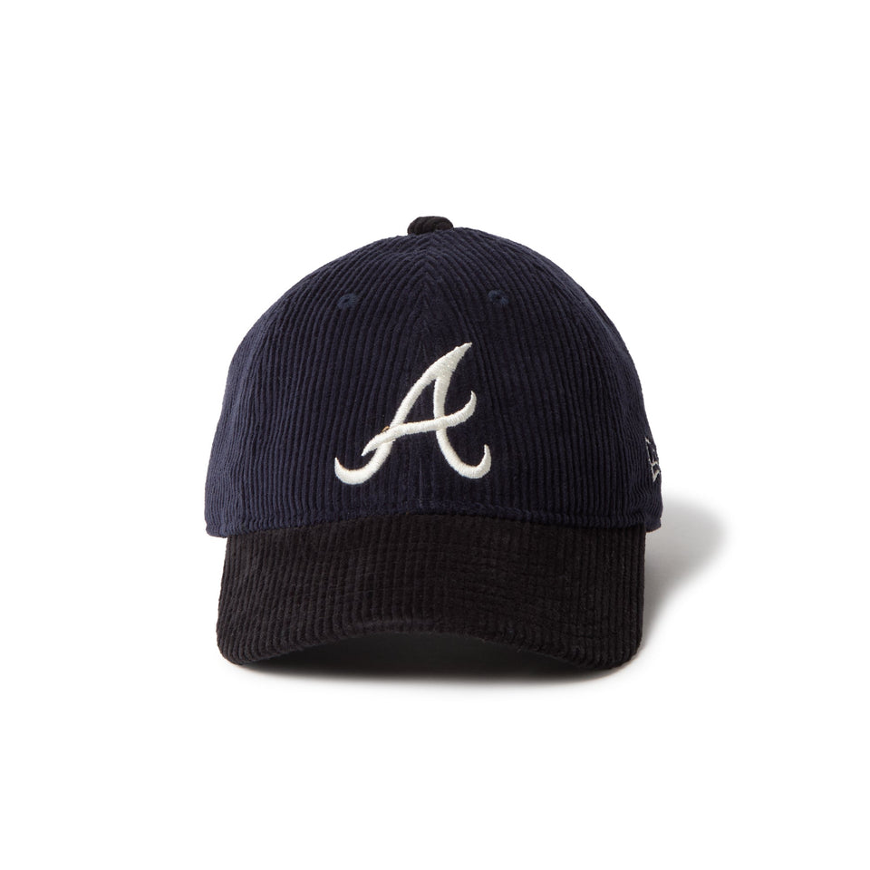 キッズ Youth 9TWENTY Corduroy コーデュロイ アトランタ・ブレーブス ネイビー/ブラック - 14671643 - YTH | NEW ERA ニューエラ公式オンラインストア