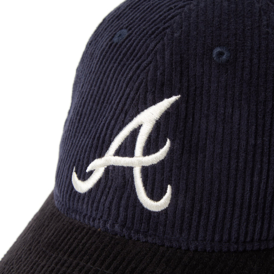 キッズ Youth 9TWENTY Corduroy コーデュロイ アトランタ・ブレーブス ネイビー/ブラック - 14671643 - YTH | NEW ERA ニューエラ公式オンラインストア