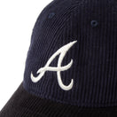 キッズ Youth 9TWENTY Corduroy コーデュロイ アトランタ・ブレーブス ネイビー/ブラック - 14671643 - YTH | NEW ERA ニューエラ公式オンラインストア