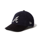 キッズ Youth 9TWENTY Corduroy コーデュロイ アトランタ・ブレーブス ネイビー/ブラック - 14671643 - YTH | NEW ERA ニューエラ公式オンラインストア