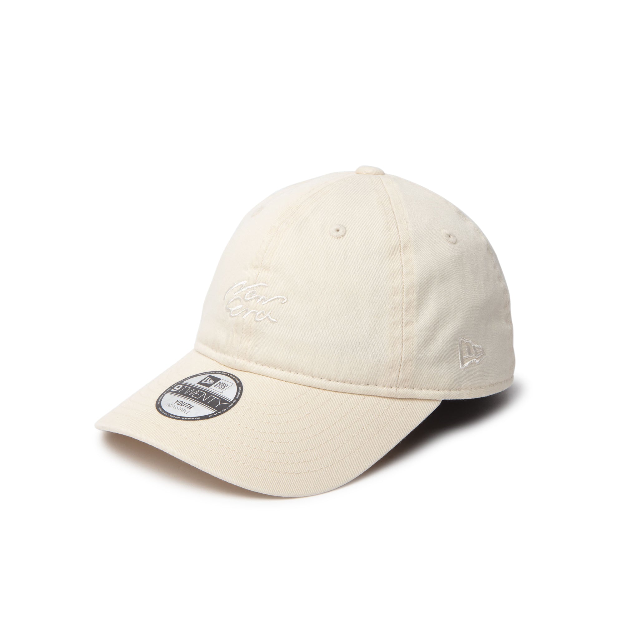 キッズ Youth 9TWENTY Handwritten Logo ライトクリーム | ニューエラ