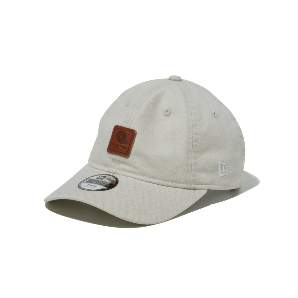 Youth 9TWENTY Leather Patch ダックキャンバス ストーン - 14111928-YTH | NEW ERA ニューエラ公式オンラインストア