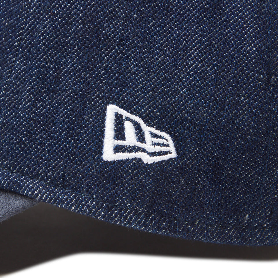 Youth 9TWENTY MLB Denim 2 - Tone ボックスロゴ インディゴデニム ネイビースウェードバイザー - 14325230 - YTH | NEW ERA ニューエラ公式オンラインストア