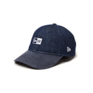 Youth 9TWENTY MLB Denim 2 - Tone ボックスロゴ インディゴデニム ネイビースウェードバイザー - 14325230 - YTH | NEW ERA ニューエラ公式オンラインストア