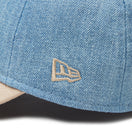 Youth 9TWENTY MLB Denim 2 - Tone ボックスロゴ ウォッシュドデニム カーキスウェードバイザー - 14325231 - YTH | NEW ERA ニューエラ公式オンラインストア