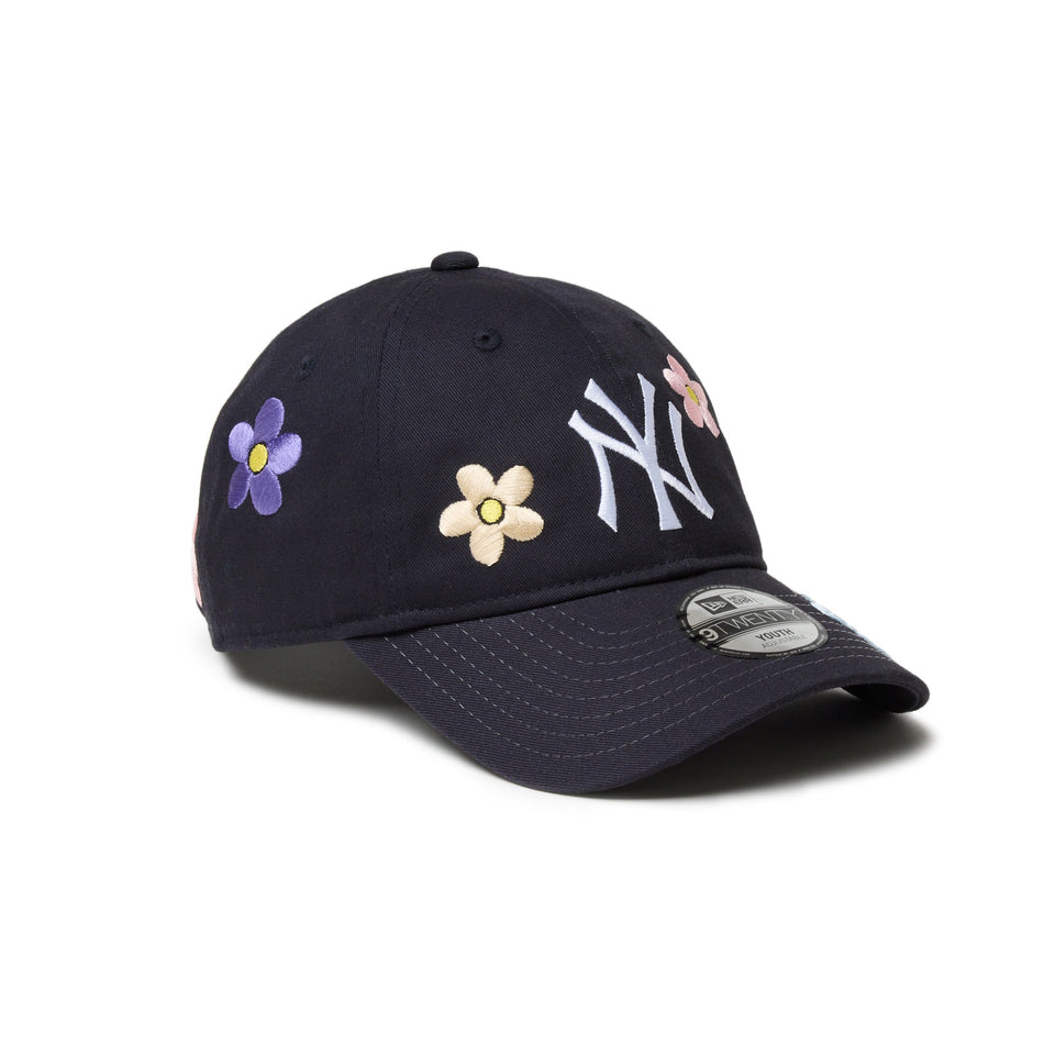 Youth 9TWENTY MLB Flower Embroidery ニューヨーク・ヤンキース