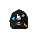 Youth 9TWENTY MLB Flower Embroidery ロサンゼルス・ドジャース ブラック - 14325214 - YTH | NEW ERA ニューエラ公式オンラインストア