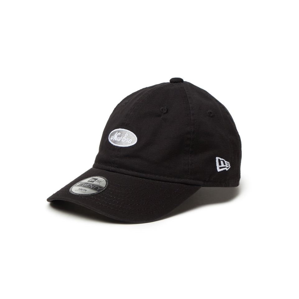 Youth 9TWENTY Oval Logo ブラック | ニューエラオンラインストア