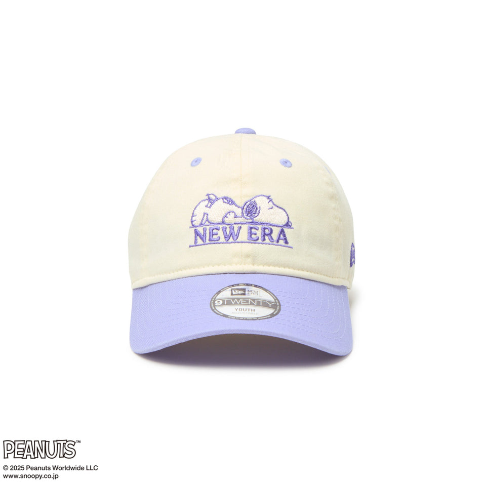 Youth 9TWENTY PEANUTS クローム ラベンダーバイザー - 14432160 - YTH | NEW ERA ニューエラ公式オンラインストア