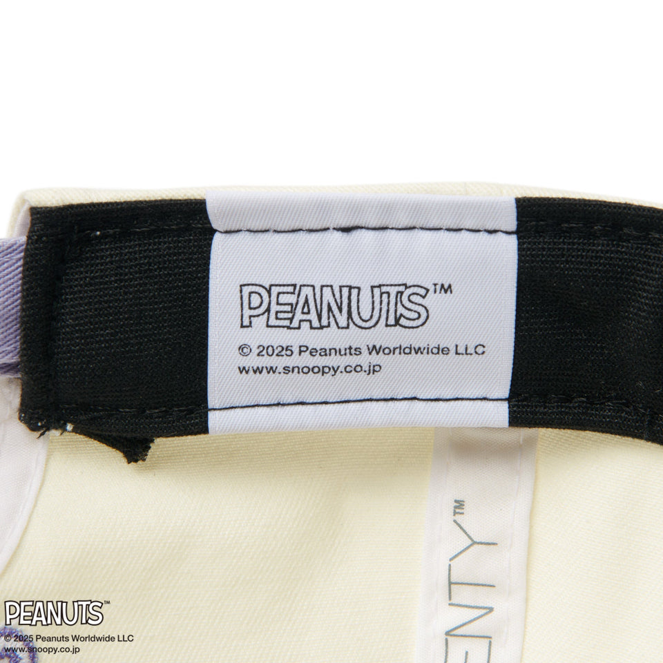 Youth 9TWENTY PEANUTS クローム ラベンダーバイザー - 14432160 - YTH | NEW ERA ニューエラ公式オンラインストア