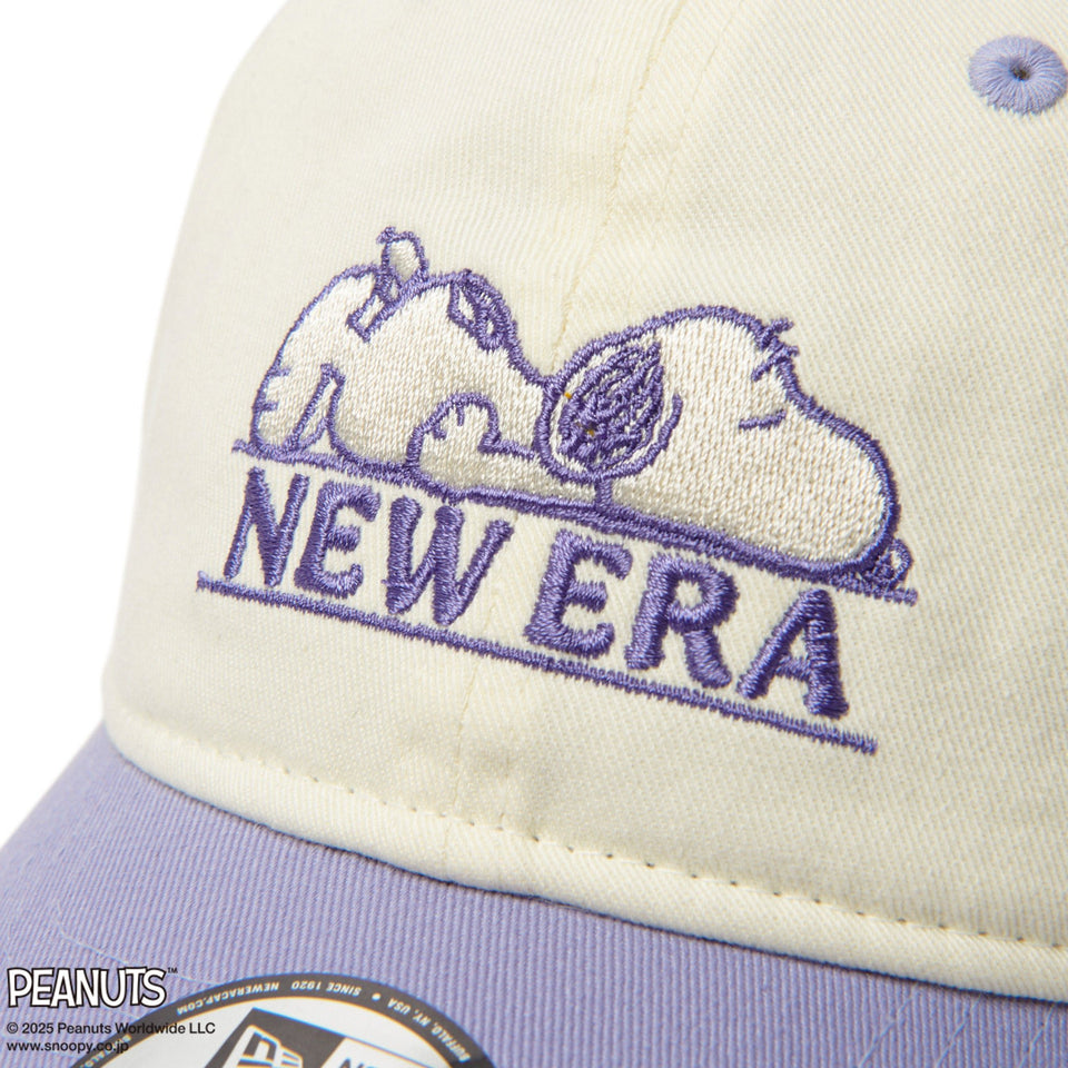 Youth 9TWENTY PEANUTS クローム ラベンダーバイザー - 14432160 - YTH | NEW ERA ニューエラ公式オンラインストア