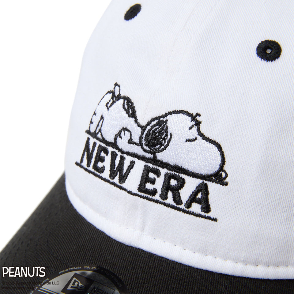 Youth 9TWENTY PEANUTS ホワイト ブラックバイザー - 14432161 - YTH | NEW ERA ニューエラ公式オンラインストア