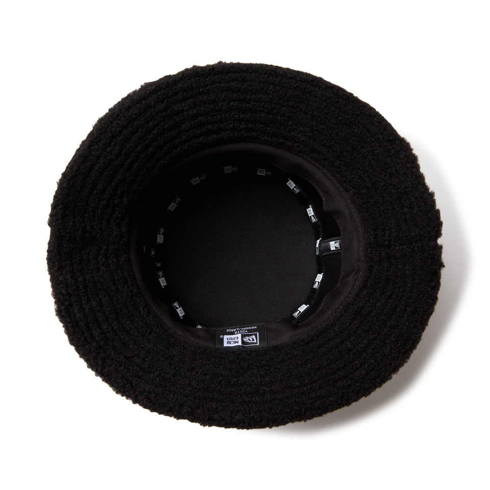 キッズ Youth バケット Boa Fleece ベーシック ブラック - 14671685-SM | NEW ERA ニューエラ公式オンラインストア