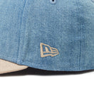 Youth LP 9FIFTY MLB Denim 2 - Tone ロサンゼルス・ドジャース ウォッシュドデニム カーキスウェードバイザー - 14325144 - YTH | NEW ERA ニューエラ公式オンラインストア