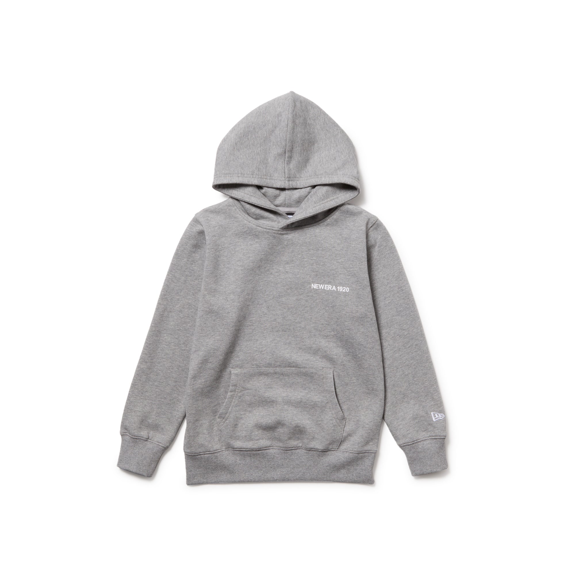 【値下げ中】fourteen フード付きグレーフーディースウェット キッズ Youth 裏毛 スウェット プルオーバーフーディー NEW ERA 1920