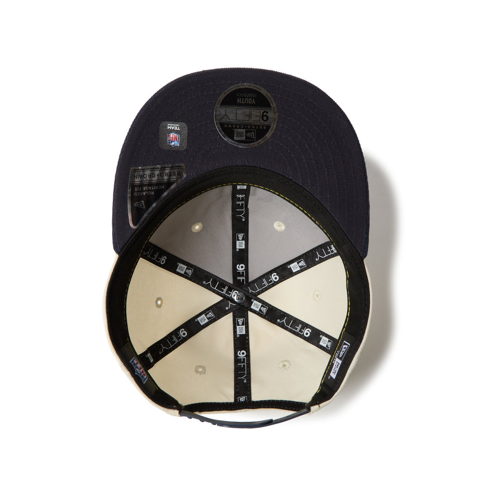 キッズ Youth RC 9FIFTY Powered by GORO NAKATSUGAWA（MIN - NANO） ニューヨーク・ジャイアンツ アイボリー ネイビー - 14703347 - YTH | NEW ERA ニューエラ公式オンラインストア