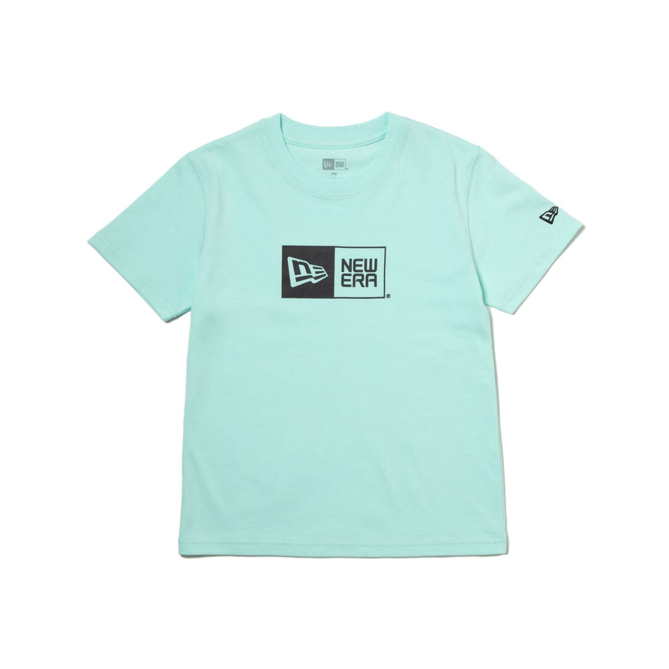 Youth 半袖 コットン Tシャツ ボックスロゴ セレストブルー - 14414392 - 130 | NEW ERA ニューエラ公式オンラインストア