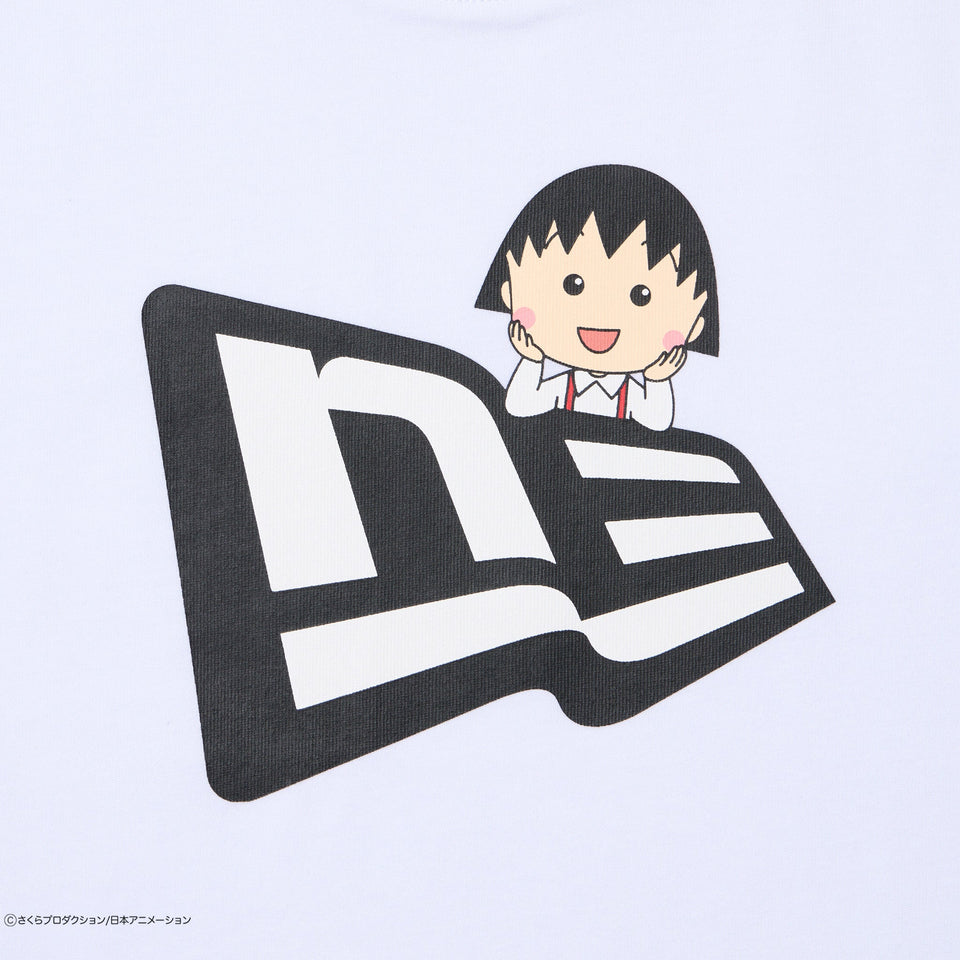 キッズ Youth 長袖 コットン Tシャツ ちびまる子ちゃん フラッグロゴ まる子 ホワイト - 14693214 - 130 | NEW ERA ニューエラ公式オンラインストア