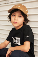 Youth 半袖 コットン Tシャツ Box Logo ブラック - 14111860-130 | NEW ERA ニューエラ公式オンラインストア