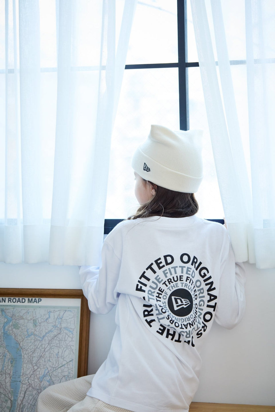 良品 24SS Y's×NEW ERA ワイズ×ニューエラ プリント 半袖 T