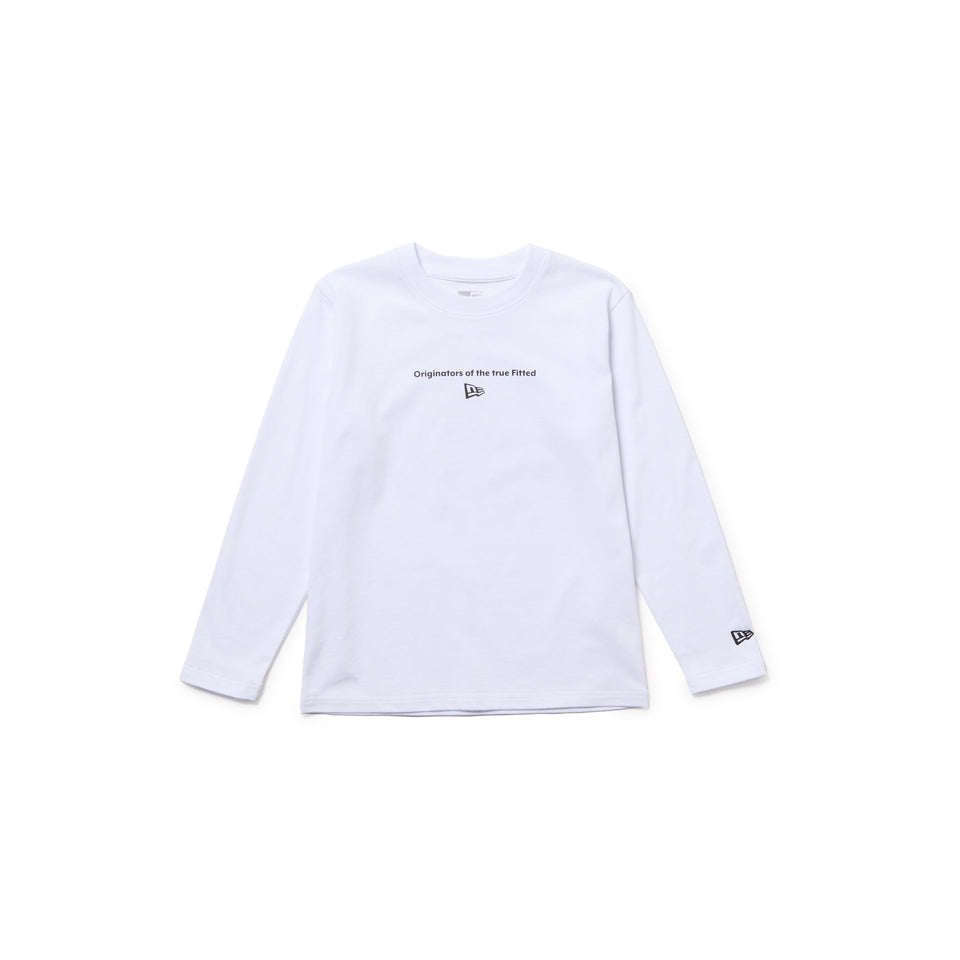 キッズ Youth 長袖 コットン Tシャツ Circle OOTTF ホワイト - 14693882 - 130 | NEW ERA ニューエラ公式オンラインストア