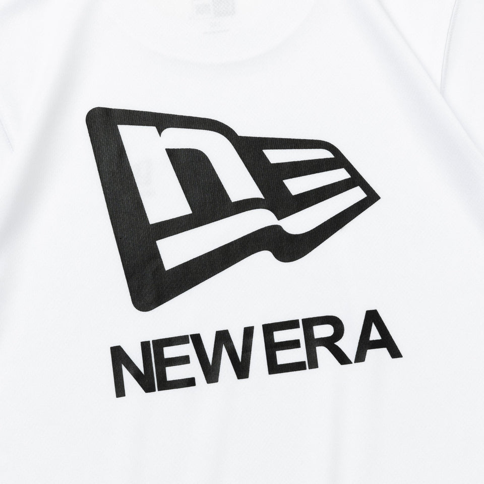 Youth 半袖 テック Tシャツ Flag and Wordmark ホワイト - 14111846-130 | NEW ERA ニューエラ公式オンラインストア