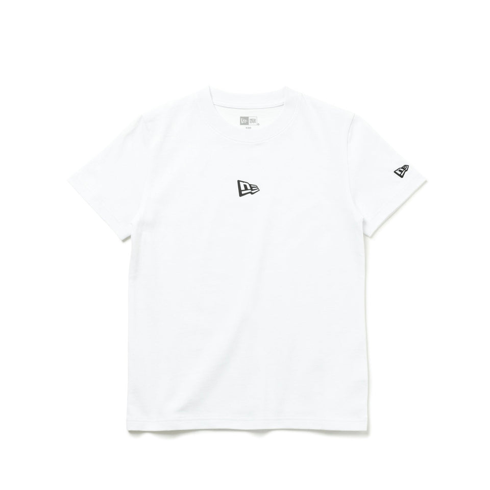 Youth 半袖 コットン Tシャツ Flag Logo Mini ホワイト - 14111853-130 | NEW ERA ニューエラ公式オンラインストア