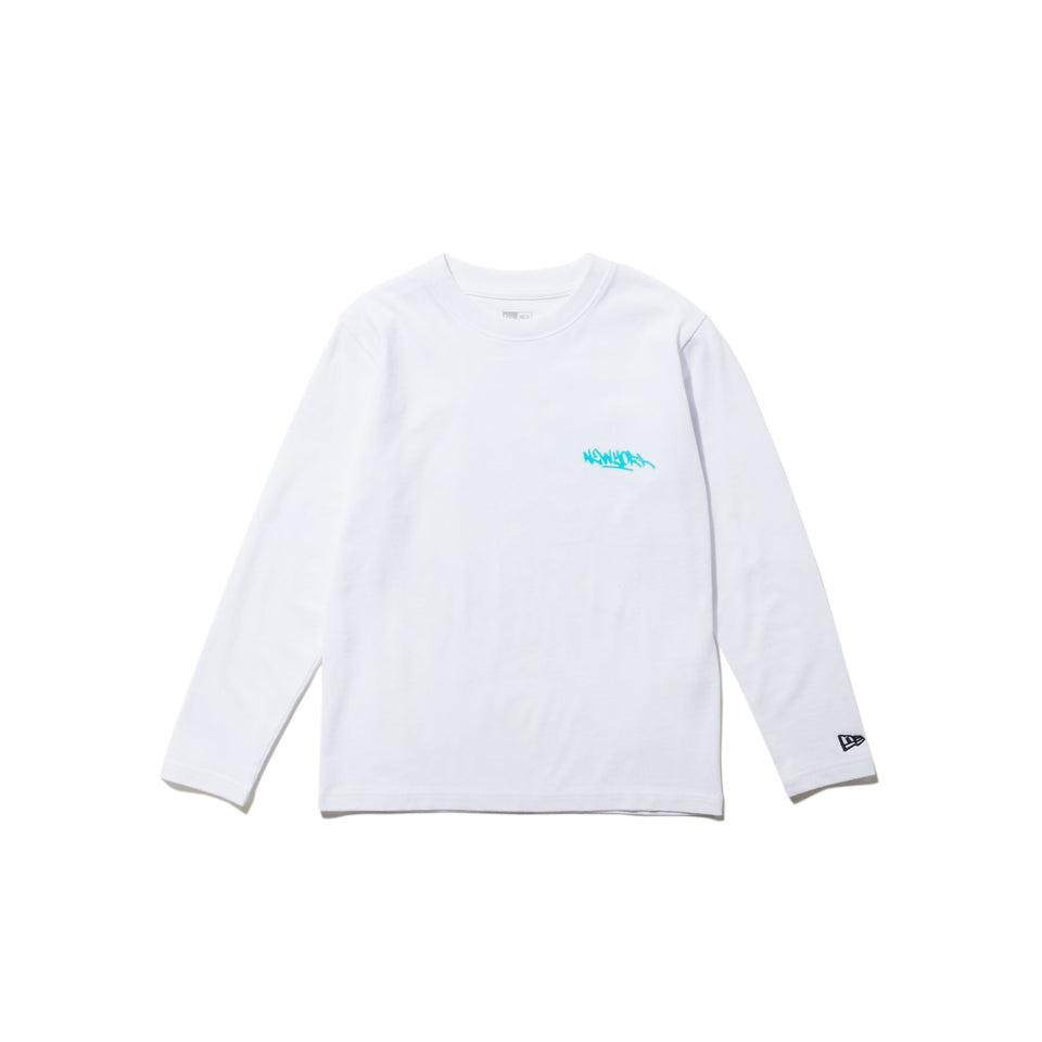 Youth 長袖 コットン Tシャツ Graffiti ホワイト - 14325133 - 130 | NEW ERA ニューエラ公式オンラインストア