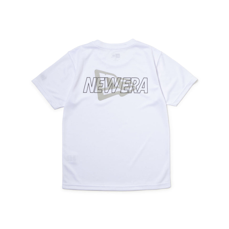 Youth 半袖 テック Tシャツ Overlap Logo ホワイト | アウトドア - 14414381 - 130 | NEW ERA ニューエラ公式オンラインストア