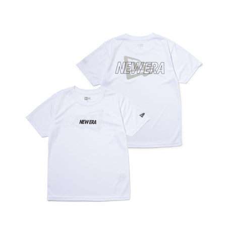 キッズ Youth 半袖 テック Tシャツ Overlap Logo ホワイト