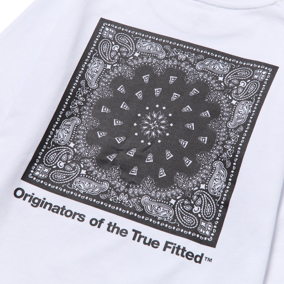 キッズ Youth 長袖 コットン Tシャツ Paisley ホワイト - 14693878 - 130 | NEW ERA ニューエラ公式オンラインストア