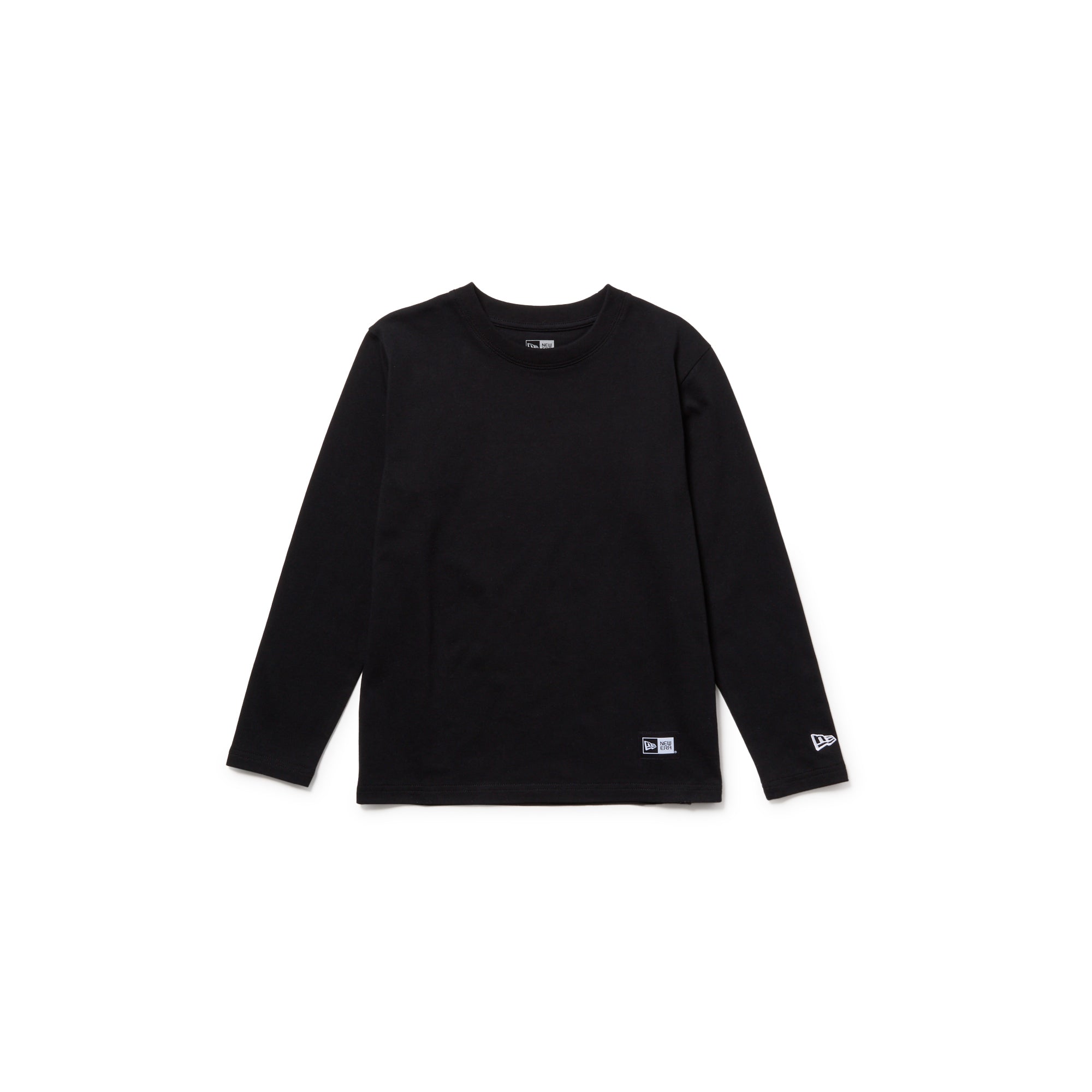 キッズ Youth 長袖 コットン Tシャツ Paisley ブラック | ニューエラ