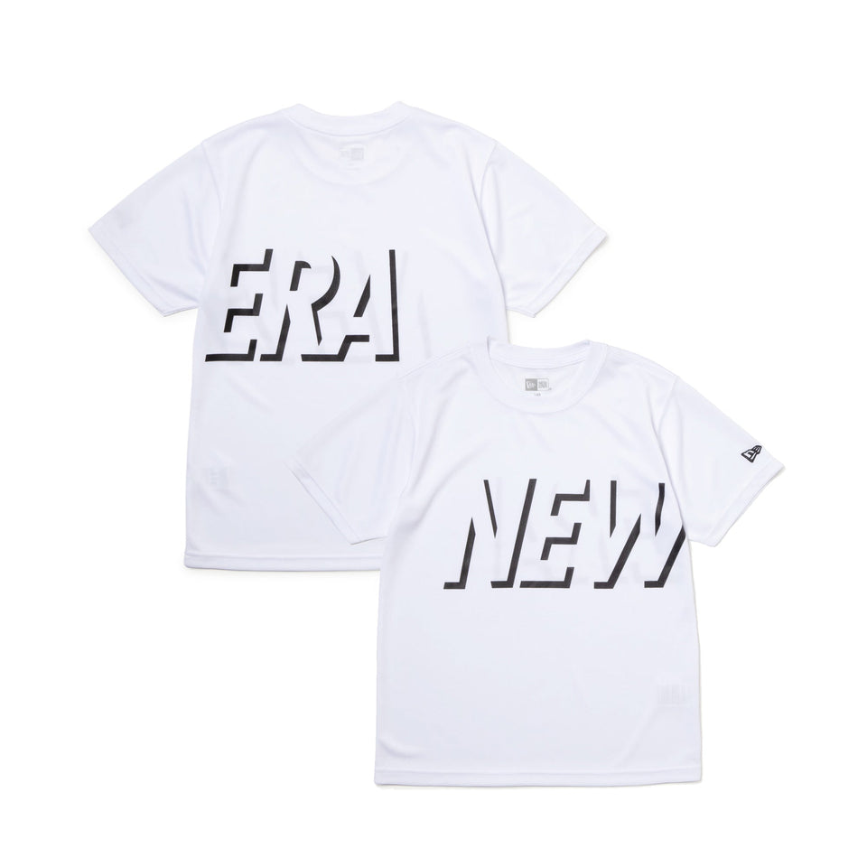 Youth 半袖 テック Tシャツ Shadow Logo ホワイト | アウトドア