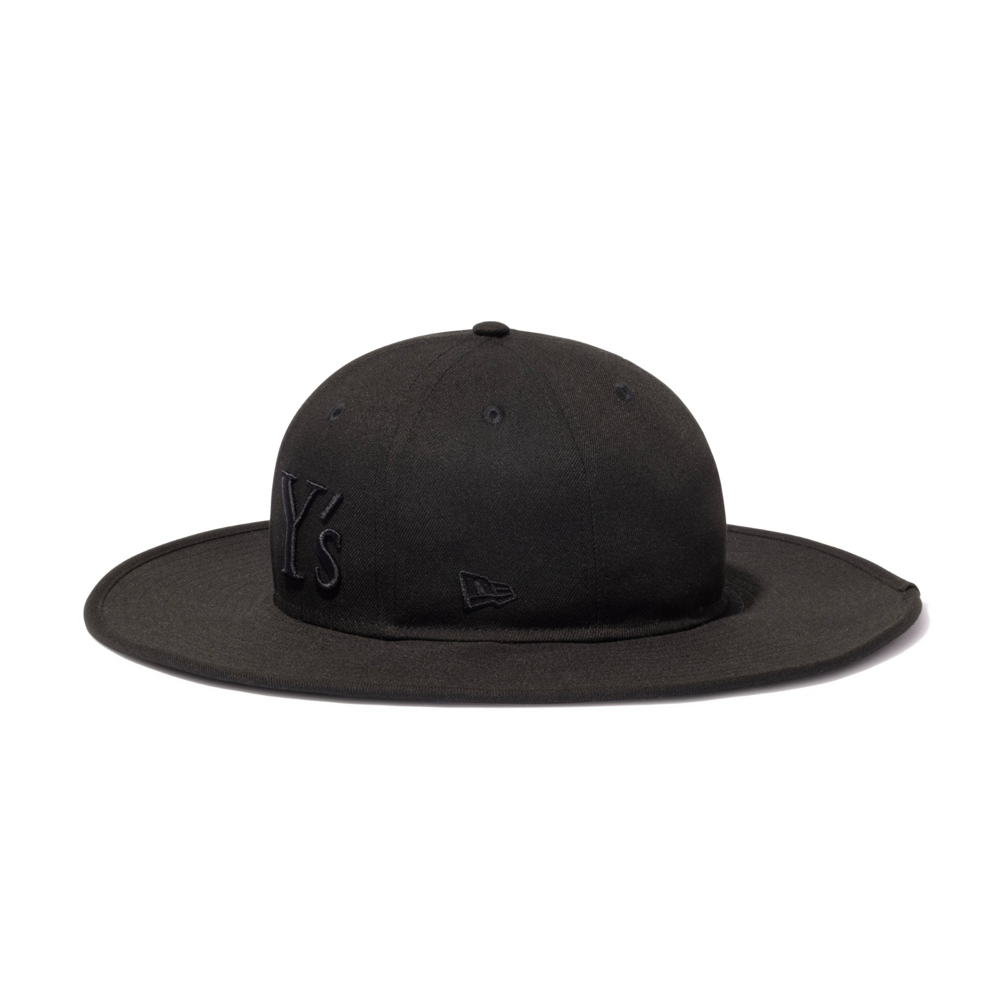 帽子 NEW ERA Y's Fitted Long Brim hat 7 7/8 Y's × New Era FITTED LONG BRIM HAT – THE SHOP YOHJI YAMAMOTO