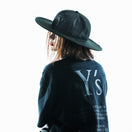 フィッテド ロングブリムハット Y's FW24 ブラック × ブラック - 14394325 - 700 | NEW ERA ニューエラ公式オンラインストア