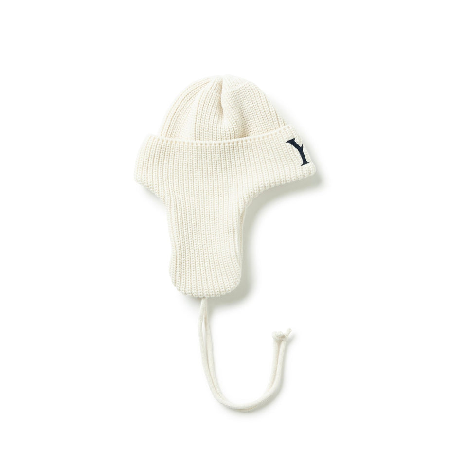 ニットトラッパー Y's FW25 アイボリー × ネイビー - 14731681 - OSFM | NEW ERA ニューエラ公式オンラインストア