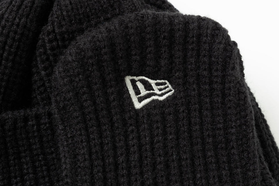 ニットトラッパー Y's FW25 ブラック × グレー | ニューエラ