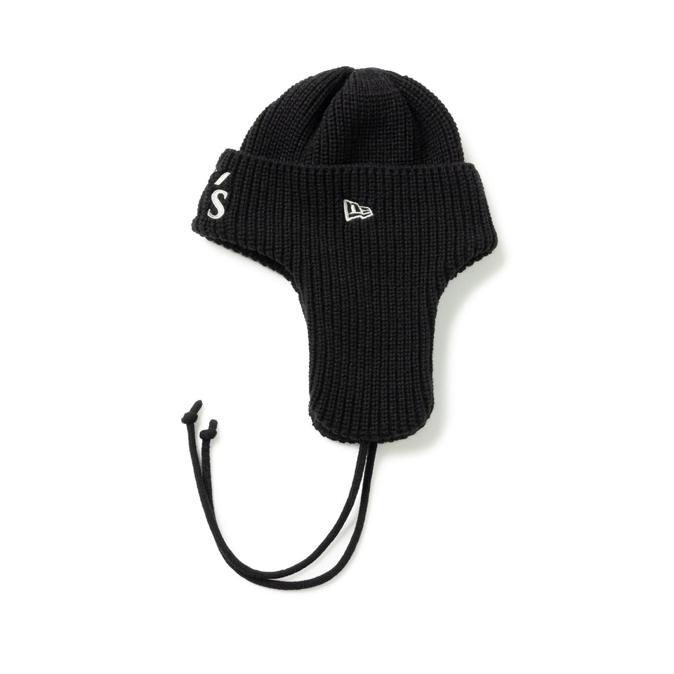 ニットトラッパー Y's FW25 ブラック × グレー | ニューエラ