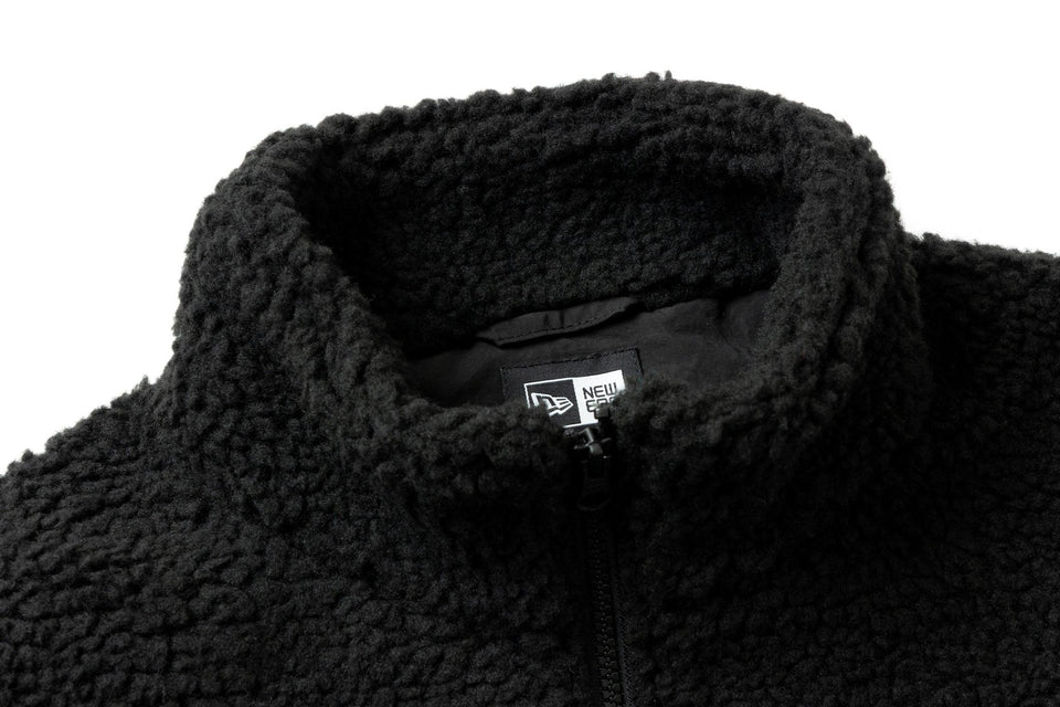 ボアブルゾン Y's FW25 レザーパッチ ブラック - 14731711 - S | NEW ERA ニューエラ公式オンラインストア