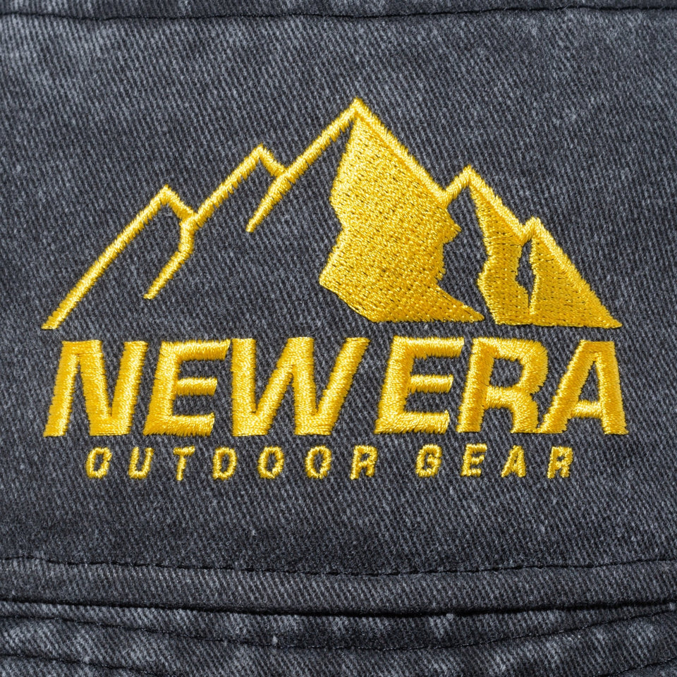バケット01 Acid Wash New Era Outdoor Gear Logo ブラック 【ニューエラアウトドア】 - 13516206-SM | NEW ERA ニューエラ公式オンラインストア