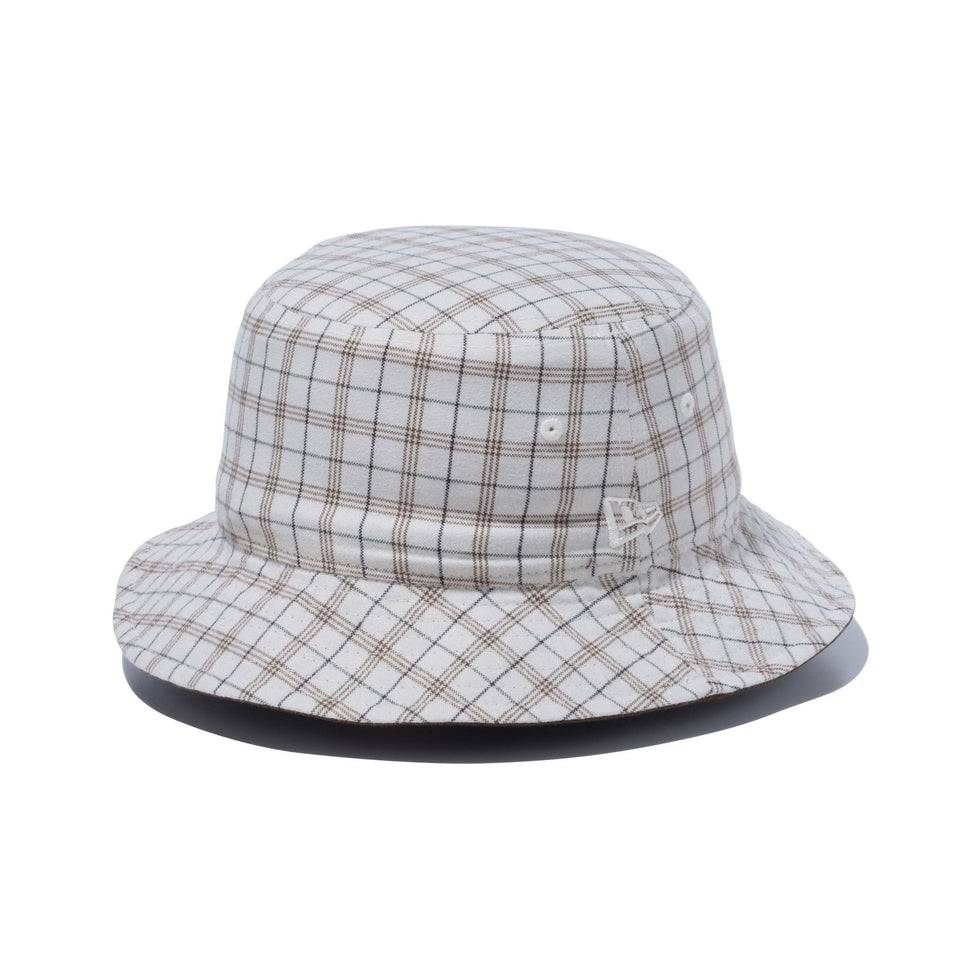 バケット01 リバーシブル BLACK LABEL FW23 ウォルナット / ストーンチェック - 13952766-SM | NEW ERA ニューエラ公式オンラインストア