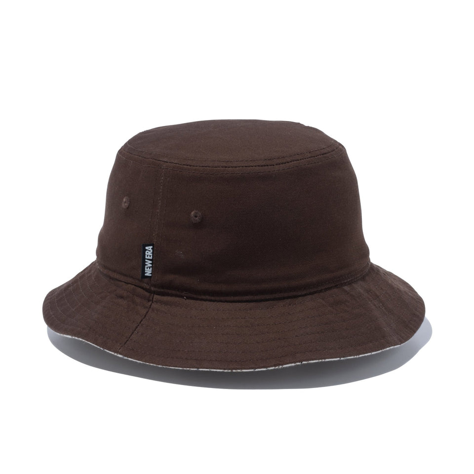 バケット01 リバーシブル BLACK LABEL FW23 ウォルナット / ストーンチェック - 13952766-SM | NEW ERA ニューエラ公式オンラインストア