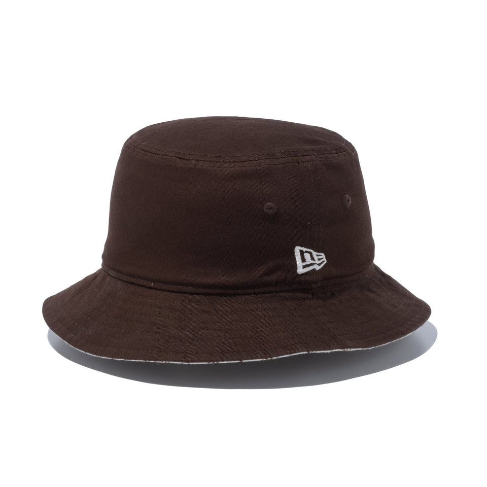 バケット01 リバーシブル BLACK LABEL FW23 ウォルナット / ストーンチェック - 13952766-SM | NEW ERA ニューエラ公式オンラインストア