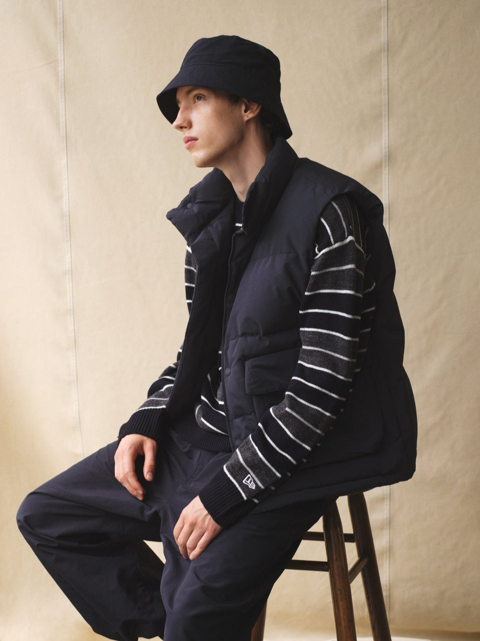 バケット01 セーラーブリム BLACK LABEL FW23 ブラック - 13952769-SM | NEW ERA ニューエラ公式オンラインストア